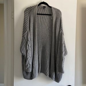 Gray Chunky Cardigan. Size M